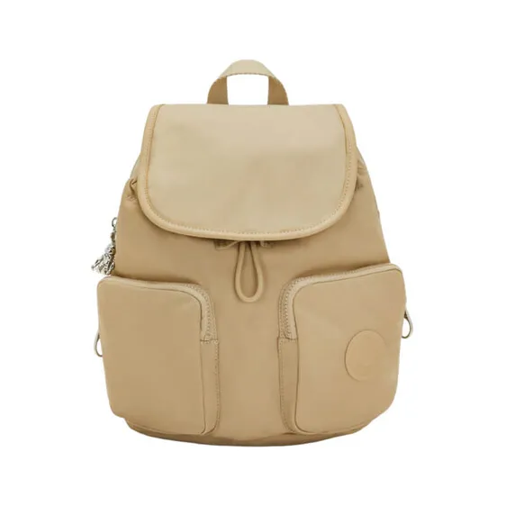 Mochila Casual Kipling NEW CITY PACK S Natural Beige | Ref. 187.40KI3069Y87