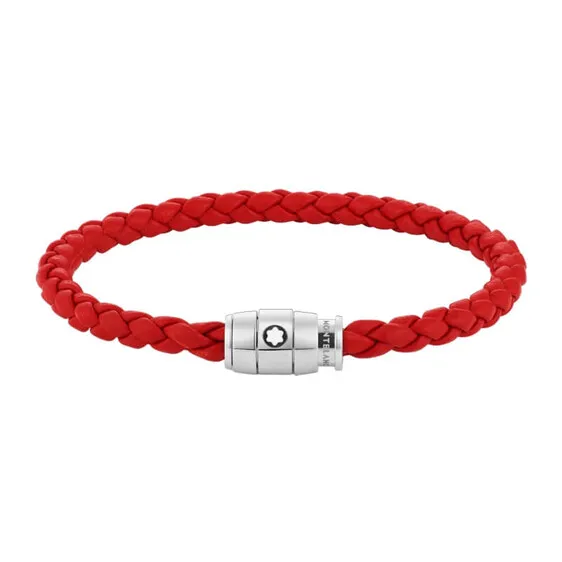 Pulseira de Homem com Anéis Montblanc 60mm Vermelha | Ref. 238.130901