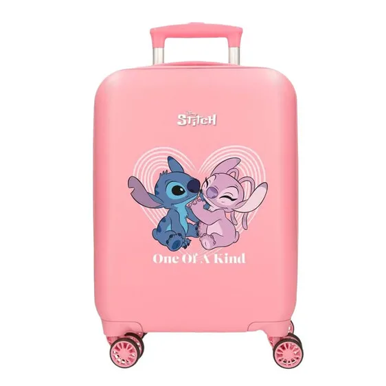 Mala de Cabine / Trolley 50cm 4 Rodas STITCH One of a Kind Rosa | Ref. 186.4361341