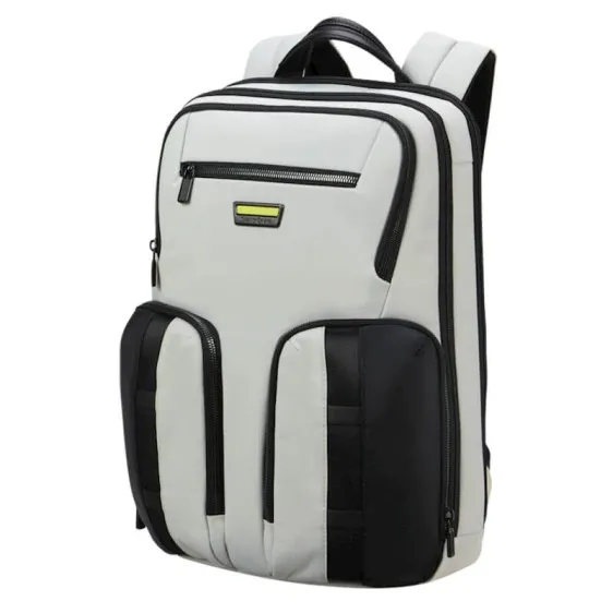 SAMSONITE Mochila para Portátil 15.6” 2 Bolsos Urban-Eye Cinza/Lima | Ref. 92KO100818