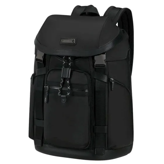 SAMSONITE Mochila para Portátil 15.6” c/ Aba Relyon Preta | Ref. 92KP800309