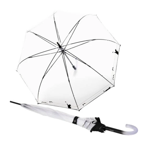 Guarda-Chuva KNRIPS Comprido C.760 Stick Manual Transparente Play | Ref. 300.9687608541