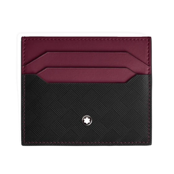 Porta-Cartões 6CC MONTBLANC Extreme 3.0 Preto/Cassis | Ref. 238.199420