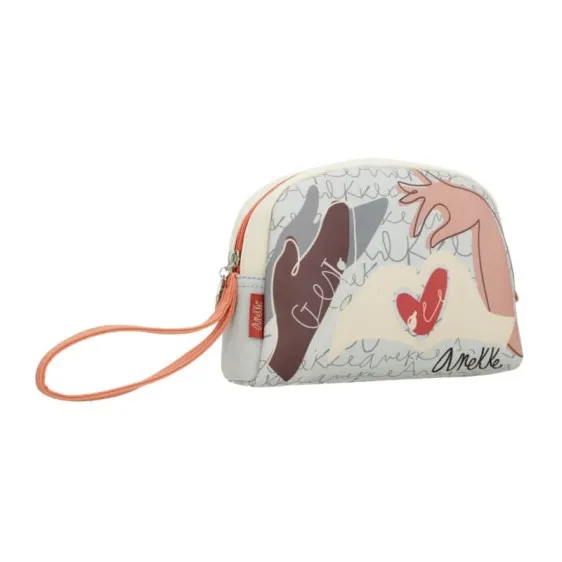 ANEKKE Bolsa / Necessaire de Praia Alma Olé Cinza/Rosa | Ref. 280.40484-302