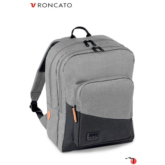 Mochila para Portátil 15.6'' com 2 Compartimentos Cinza Adventure Roncato - ref. 9941431902