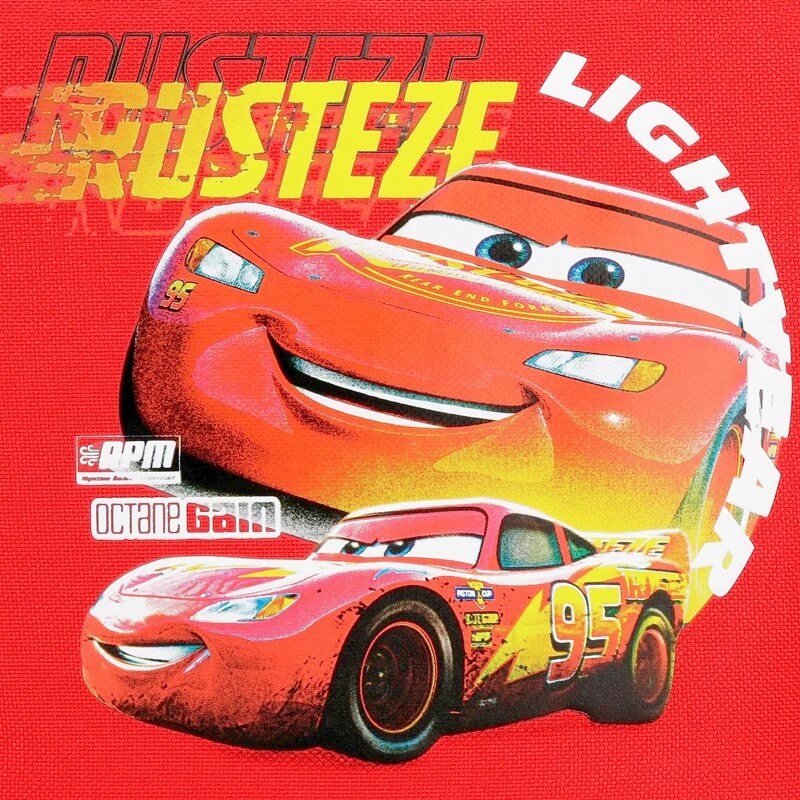 Mochila Disney Pixar Lightning McQueen Rust-eze vermelha carro de corrida  infantil nova excelente