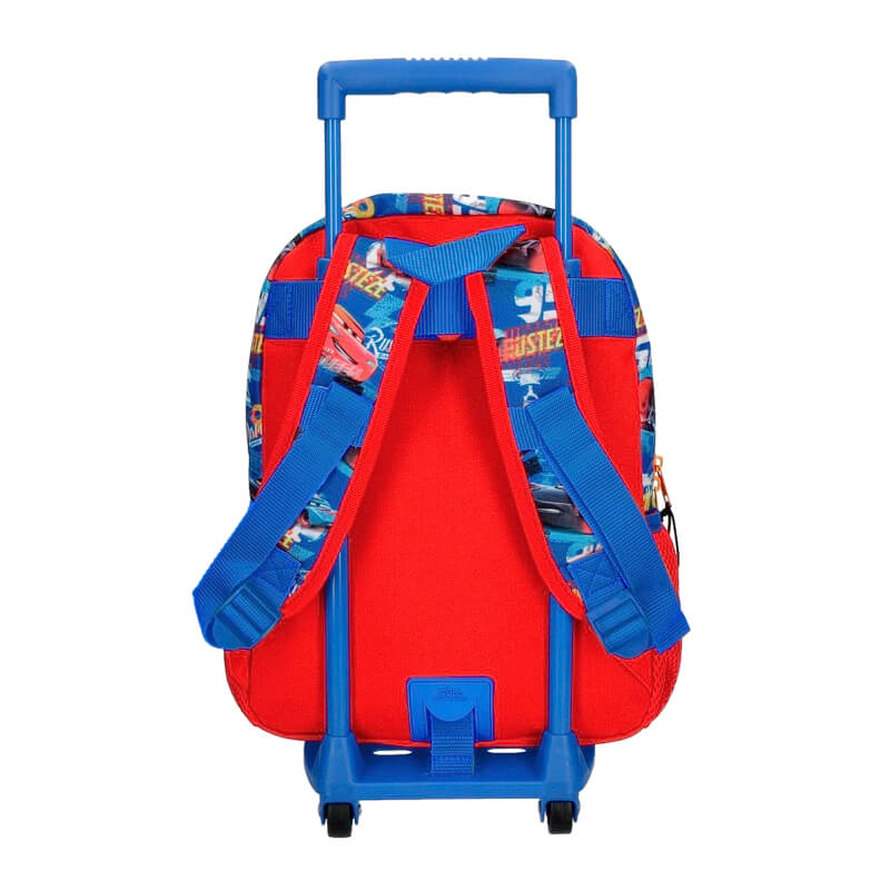 Mochila Disney Pixar Lightning McQueen Rust-eze vermelha carro de corrida  infantil nova excelente