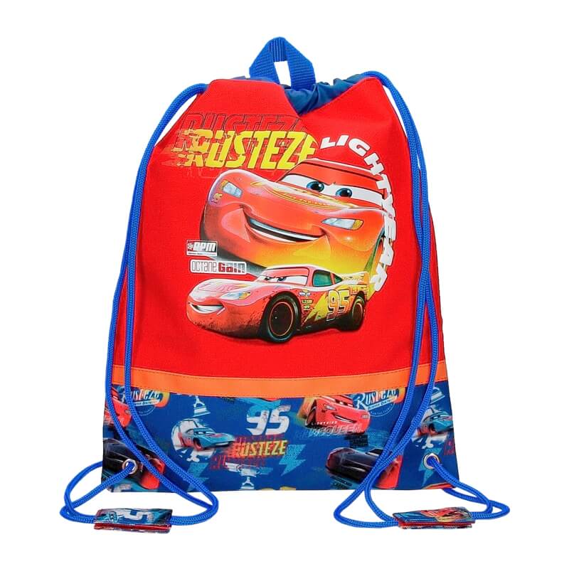 Mochila Disney Pixar Lightning McQueen Rust-eze vermelha carro de corrida  infantil nova excelente