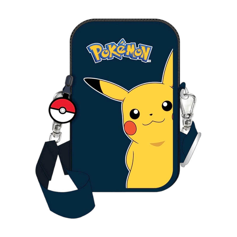 Bolsa de Tiracolo para Telemóvel Pokémon POKEBALL Azul Escuro