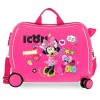 Mala Viagem Infantil 4 Rodas Minnie Rosa | Ref. 186.2569861