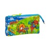 Estojo Escolar Triplo Compartimento SuperZings SERIE 5 Azul | Ref. 248.812076744