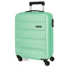 Mala de Cabine / Trolley 55cm 4 Rodas ROLL ROAD Flex Verde Água | Ref. 186.584946BA