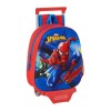 Mochila Infantil 3D 33cm c/ Carro 705 SPIDERMAN Vermelha | Ref. 248.642167020