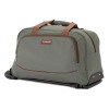 Benzi Saco de Viagem Pequeno/Cabine c/ Rodas 51cm BZ5372 Cinza/Castanho | Ref. 288.BZ5372CC