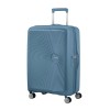 American Tourister Mala de Viagem/ Trolley Médio 67cm 4R EXP SOUNDBOX Azul Pedra | Ref. 9232G00251