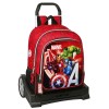 Mochila Escolar 42cm c/ Carro Evolution Avengers INFINITY Vermelha | Ref. 248.612279860