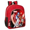 Mochila Escolar Adap. 38cm Avengers INFINITY Vermelha | Ref. 248.612279640