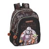 Mochila Infantil Adap. 33cm Star Wars THE MANDALORIAN The Guild Preta | Ref. 248.612141524