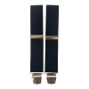 Suspensórios Adulto Lisos Joseph Azul Escuro | Ref. 67.3130AE