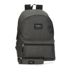 Mochila para Portátil + Estojo Pepe Jeans ARIS Evergreen Antracite | Ref. 186.63392A3