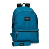 Mochila para Portátil + Estojo Pepe Jeans ARIS Evergreen Azul | Ref. 186.63392A2