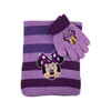 Conjunto de Cachecol e Luvas Minnie Mouse Violeta | Ref. 165.8082