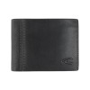 Camel Active Carteira Horizontal c/ Porta-Moedas BILBAO Preta | Ref. 9136470360