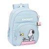 Mochila Infantil Adap. 34Cm Snoopy IMAGINE Turquesa | Ref. 248.612339185