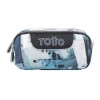 Estojo Escolar Duplo Sobre Totto 4HV Azul | Ref. 330.AC52ECO003Z4HV