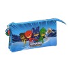 Estojo Escolar Triplo PJ MASKS Azul | Ref. 248.812386744