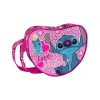 Bolsa de Tiracolo Coração Stitch D05916 Rosa | Ref. 339.D05916