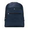Mochila Média 3 Compart. MONTBLANC Sartorial Azul Escuro | Ref. 238.131716