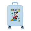 Mala de Cabine / Trolley 55cm 4R MICKEY All Smile Azul Claro | Ref. 186.4021141