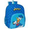 Mochila Escolar Júnior Adap. 38cm DONALD Infantil Azul | Ref. 248.622408640