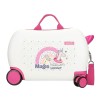 Mala de Viagem Infantil ABS 4 Rodas Easyjet ENSO Magic Summer Branca | Ref. 186.9631023