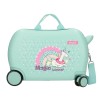 Mala de Viagem Infantil ABS 4 Rodas Easyjet ENSO Magic Summer Turquesa | Ref. 186.9631021