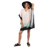 ANEKKE Tunica Kaftan Estampado Peace & Love Branco | Ref. 280.38289-035