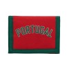 Carteira Juvenil c/ Velcro PORTUGAL FPF Vermelho/Verde | Ref. 254.FPF61022