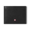 Carteira Horizontal 6CC MONTBLANC Meisterstück Preto/Coral | Ref. 238.198381