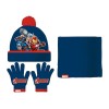 Conjunto de Gola, Gorro e Luvas Bebé 48/51 AVENGERS Azul Escuro | Ref. 248.AV14798