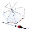 Guarda-Chuva KNRIPS Comprido C.760 Stick Manual Transparente Pride | Ref. 300.9687608609