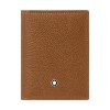 Porta-Cartões Vertical 4CC MONTBLANC Soft Grain Caramelo | Ref. 238.198303