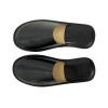 Chinelos de Quarto em Pele N.º 46 JOSEPH LOUIS 9024 Preto | Ref. 324.9024P46