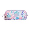 Estojo Escolar KIPLING Gitroy Aqua Flowers | Ref. 187.40KI35602FW