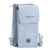 Carteira Bolsa e Porta Telemóvel PEPE JEANS Jana Azul Claro | Ref. 186.7145342