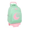 Mochila Escolar 42Cm c/ Carro Reciclado BLACKFIT8 Moon Verde Menta | Ref. 248.642340160