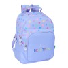 Mochila Escolar Adap. 42Cm 2C BENETTON Lila Roxo Lilás | Ref. 248.612551773