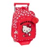 Mochila Infantil Adap. 34Cm c/ Carro HELLO KITTY Iconic Vermelha | Ref. 248.612516020