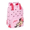 Mochila Infantil com Alças 28Cm MINNIE Naive Rosa Claro | Ref. 248.612512765