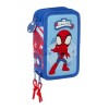 Estojo Escolar Triplo 37 Peças SPIDEY Rescue Azul/Vermelho | Ref. 248.442532857